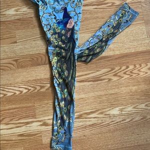 Peacock Stirrup Leggings